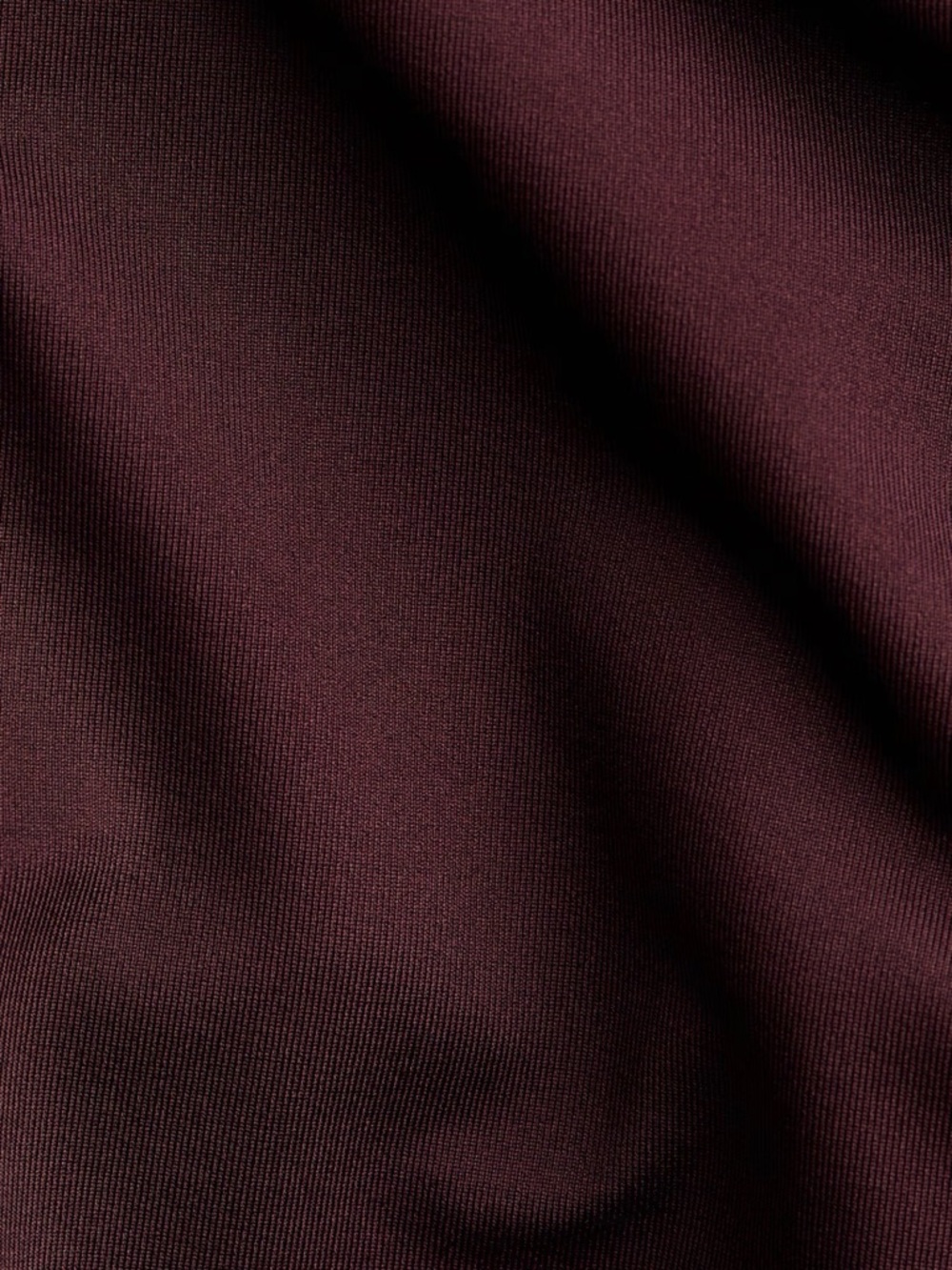 H&M Long Sleeve Bodycon Midi Dress in Burgundy S New - Picture 4 of 6